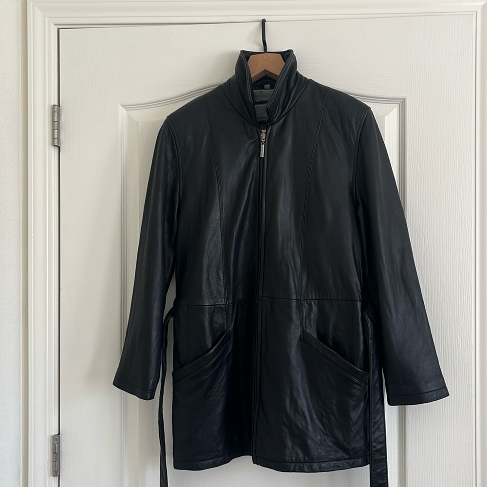 Juliet Michelle By Adler black leather women jacket